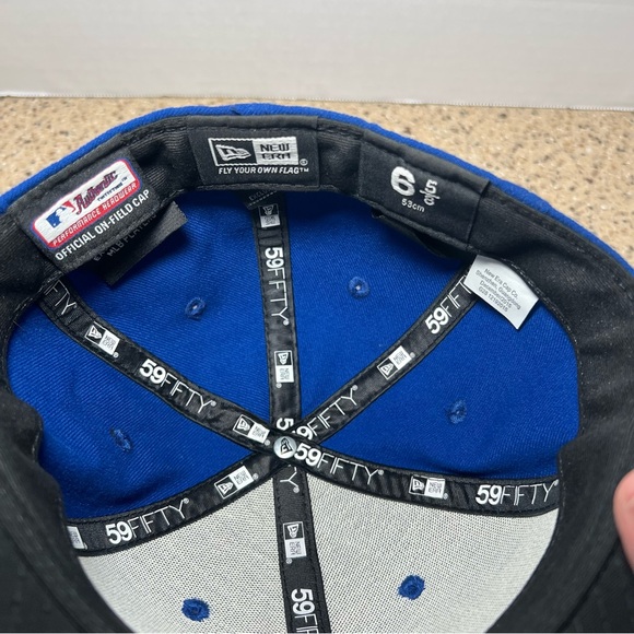 Chicago Cubs New Era Royal Authentic Collection OnField 59FIFTY Fitted Hat 6 5/8 - Picture 6 of 11